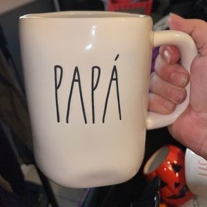 RAe dunn white Papà mug